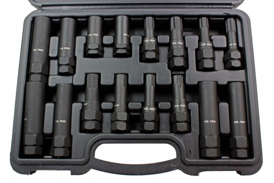 Wielslot demontage set 16-delig